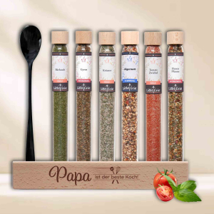 Geschenkset Gewürzset Papa ist der beste Koch